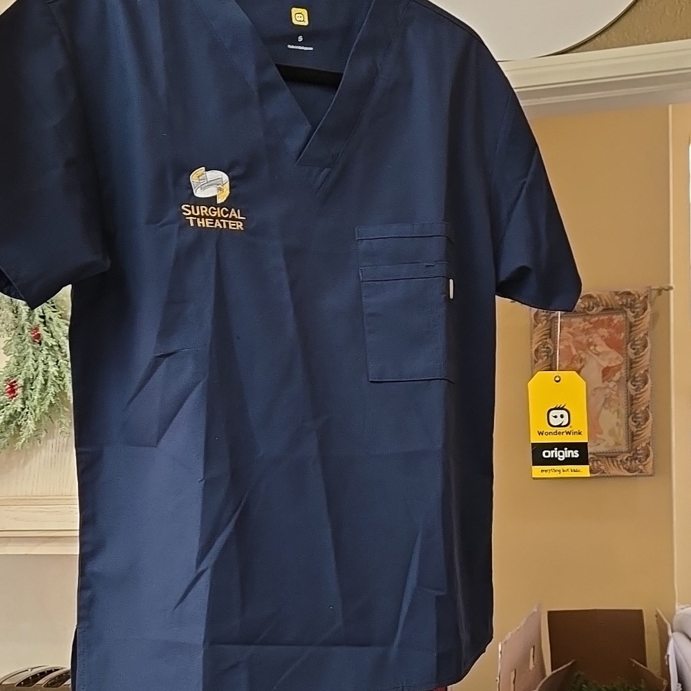 WonderWink Navy Blue Men's Shirt